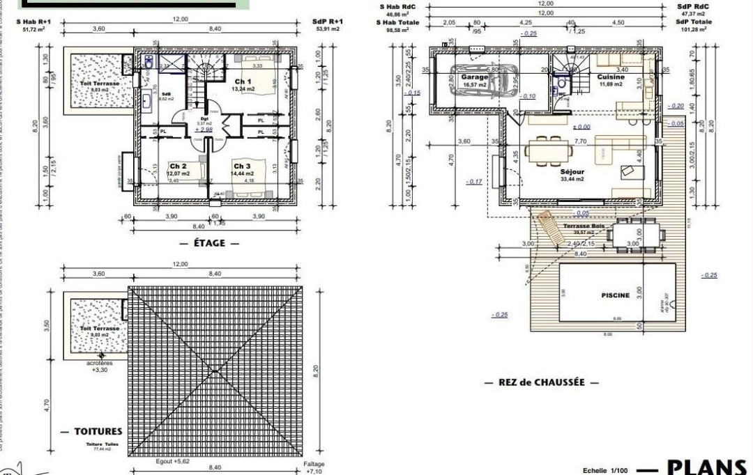 Annonces PICSAINTLOUP : Maison / Villa | TEYRAN (34820) | 99 m2 | 569 000 € 